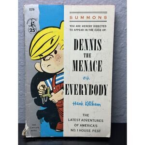 Dennis the Menace vs. Everybody Author Hank Ketcham Paperback Published 1955